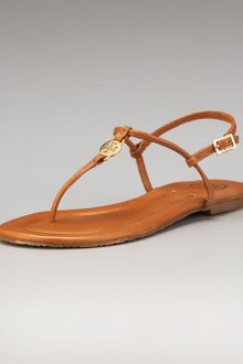 Tory Burch Emmy Logo Thong Sandal - Lyst