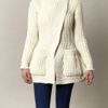 Alexander Mcqueen Chunky Waffleknit Cardigan in Beige (cream) - Lyst