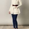 Alexander Mcqueen Chunky Waffleknit Cardigan in Beige (cream) - Lyst