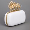 Alexander Mcqueen Knuckleduster Clutch in White - Lyst