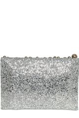 Anya Hindmarch Valorie Bells Glitter Fabric Clutch