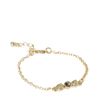 Asos Crystal Spike Stone Chain Bracelet in Gold (multi) - Lyst