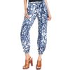 Dkny Straightleg Printed Belted in Blue - Lyst