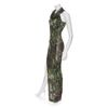 Helmut Lang Cowl Neck Cicadae Dress in Green (olive) - Lyst