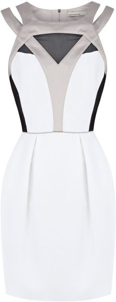 Karen Millen Sporty Colourblock Shift in Multicolor (multi-coloured) - Lyst