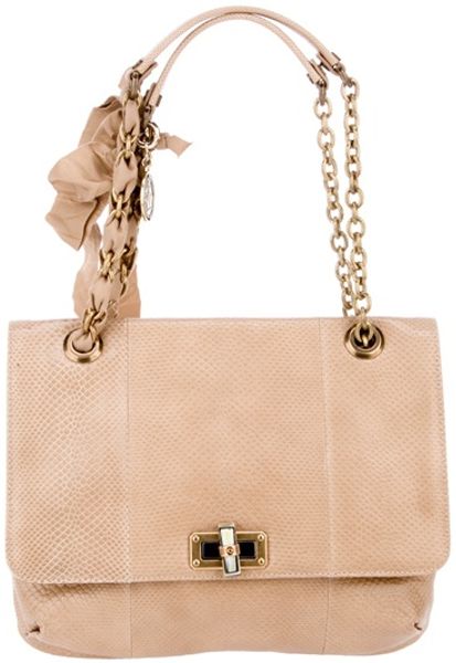 Lanvin Happy Bag in Beige - Lyst