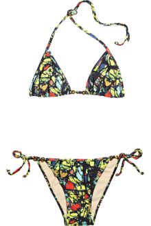 Mara Hoffman Printed Triangle Bikini - Lyst