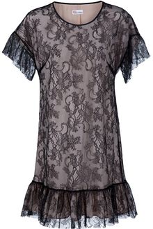RED Valentino Lace Detail Dress - Lyst