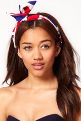 River Island Union Jack Wire Wrap Head Band