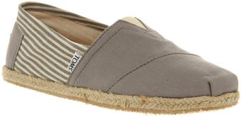 Toms Toms Espadrille Light Grey Canv - Lyst