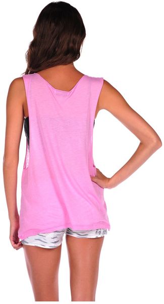 Wildfox Couture Tate Cut Off Tank - Lyst