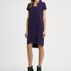 Zero + Maria Cornejo Silk Dress in Purple (black) - Lyst