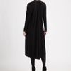 Akris Belted Jersey Dress in Black - Lyst
