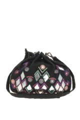 Asos Mirrored Duffle Bag with Leather Trims