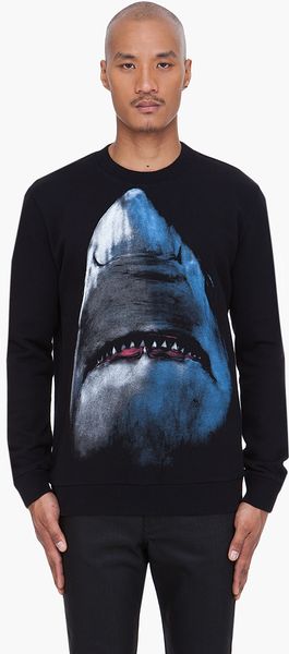 Givenchy Shark Print Sweater - Lyst
