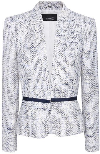 Mango Boucle Blazer - Lyst