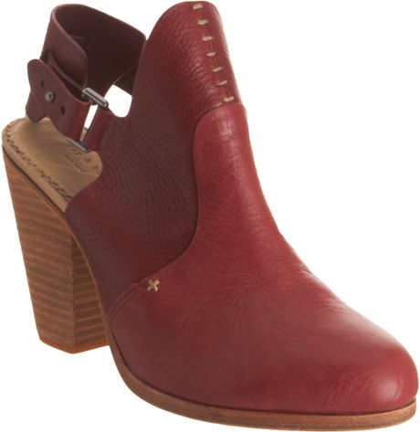 Rag & Bone Sandra Bootie in Red - Lyst