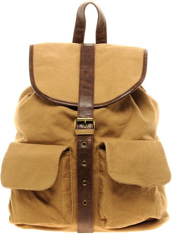 River Island Canvas Backpack - Lyst
