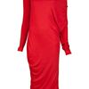 Vivienne Westwood Anglomania Toga Drape Dress in Red - Lyst