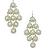 Ziba Bridal Pearl Cascade Earrings in White - Lyst