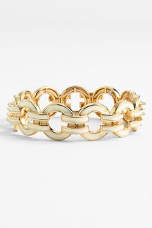 Ak Anne Klein Union Square Enamel Link Bracelet - Lyst