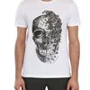Alexander Mcqueen Skull Printed Jersey Tshirt in White for Men - Lyst