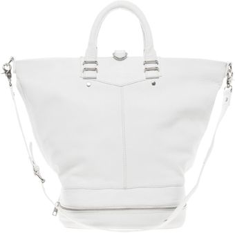 Asos Premium Leather Zip Base Shoulder Bag - Lyst