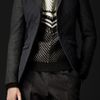 Burberry Prorsum Skinny Fit Quilt Detail Jacket in Blue for Men (ink) - Lyst