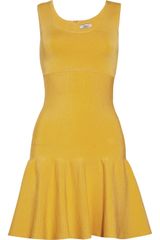 Issa Flared Ribbed Knitted Tank Dress