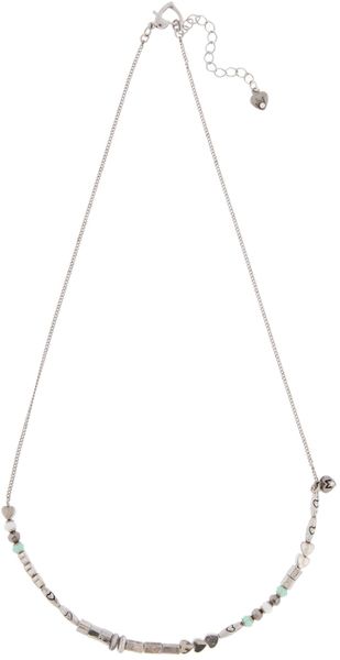 Martine Wester Chrysolite Opal Silver Beaded Necklace in Green - Lyst