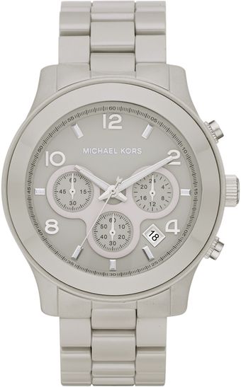 Michael Kors Ceramic Runway Watch - Lyst
