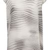 Topshop Animal Scale Tunic Tee in Gray (light grey) - Lyst