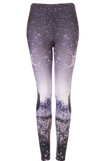 Topshop Cactus Scene Print Leggings - Lyst
