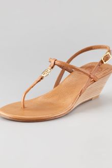 Tory Burch Emmy Demiwedge Thong Sandal - Lyst