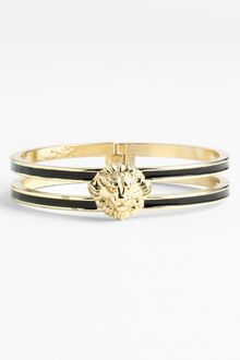 Ak Anne Klein Presidio Lion Head Bangle - Lyst