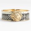 Ak Anne Klein Presidio Lion Head Bangle in Gold (python/ gold) - Lyst
