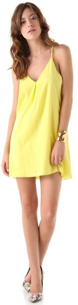Alice + Olivia Fierra Y Back Dress - Lyst