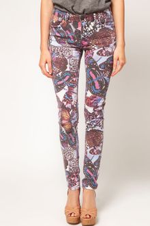 Asos Skinny Jeans in Butterfly Print 4 - Lyst