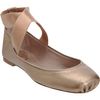 Chloé Square Toe Ballerina Flat in Gold (champagne) - Lyst