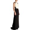 J. Mendel Sleeveless Open Back Gown in Black - Lyst