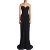 J. Mendel Sweetheart Bodice Gown in Black - Lyst