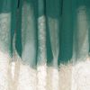 Jenny Packham Lacetrimmed Silkchiffon Chemise in Green - Lyst