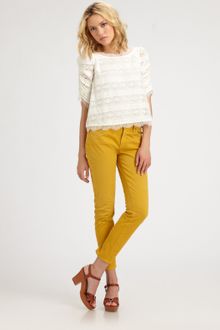 Joie Fanny Lace Blouse - Lyst