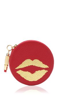 Lulu Guinness  Leather Round Coin Purse - Lyst
