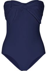 Miu Miu Bowembellished Bandeau Swimsuit