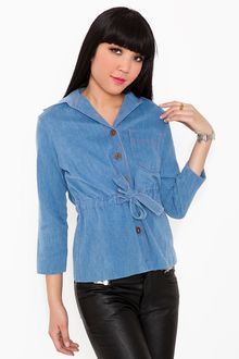 Nasty Gal Joni Denim Jacket - Lyst
