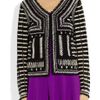 Oscar De La Renta Embellished Tulle Jacket in Black - Lyst