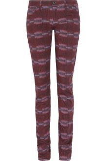See By Chloé Detroit Printed Midrise Skinny Jeans - Lyst
