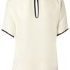 Tucker Tucker Keyhole Pocket Top Ivory in White (ivory) - Lyst