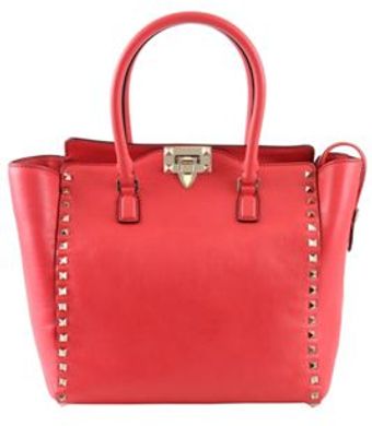 Valentino Gold Stud Double Handle Bag - Lyst